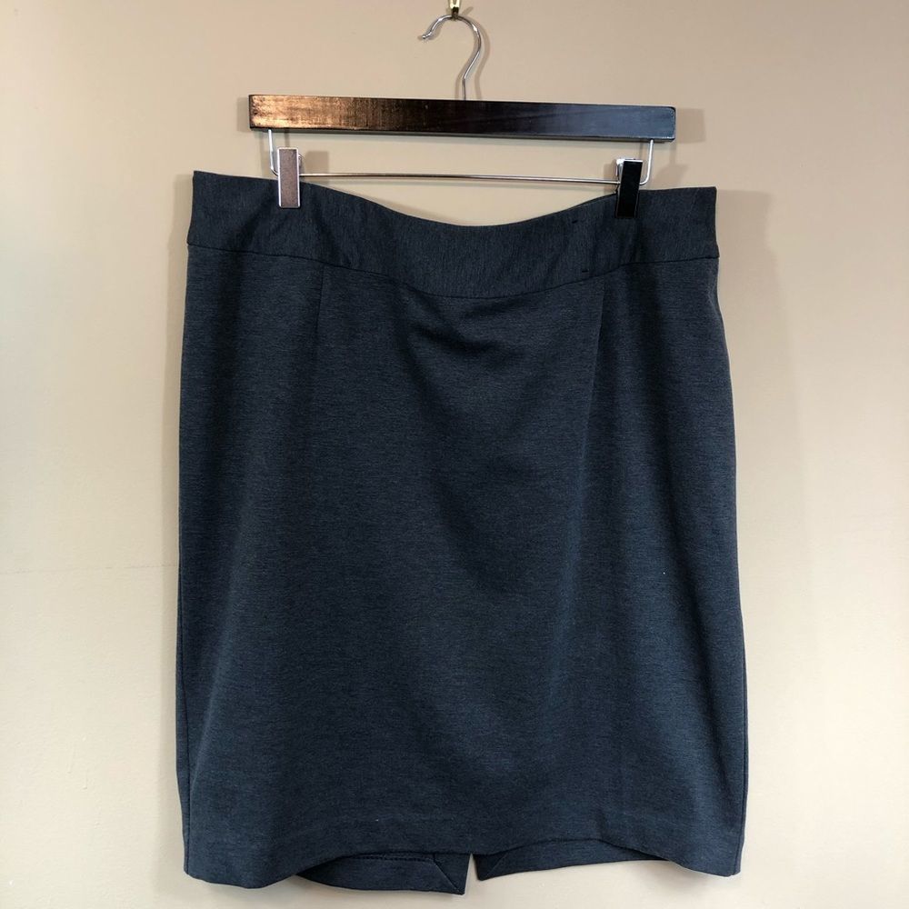 Grey Pencil Skirt